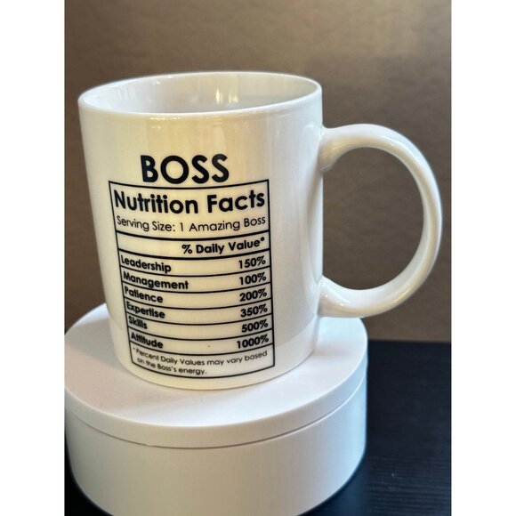 Boss Mug Perfect Office Gift | Coworker Mug | Mom Mug | Dad Mug| Boss nutrition - Picture 3 of 6